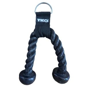 TKO 17" Tricep Rope Cable Attachment Pulldown Heavy Duty Long Nylon Rope